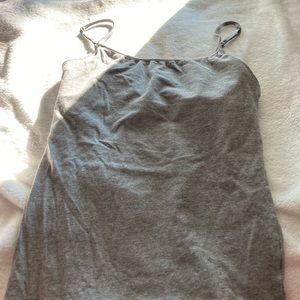 aeropostale gray cami with built-in bra